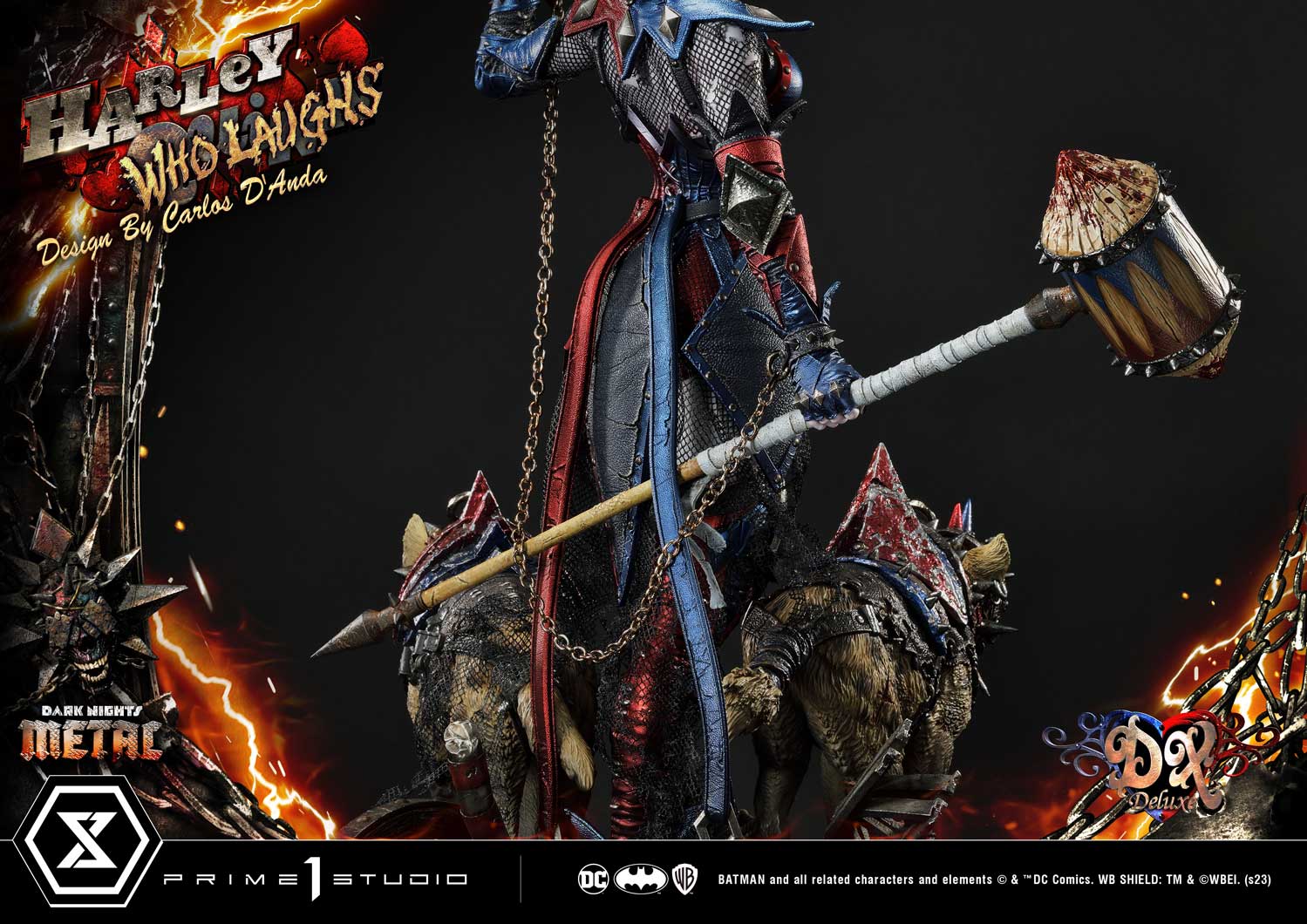 Dark Nights: Metal (Comics) Harley Quinn Who Laughs 1/3 Scale Statue DX Bonus Version - Image 46