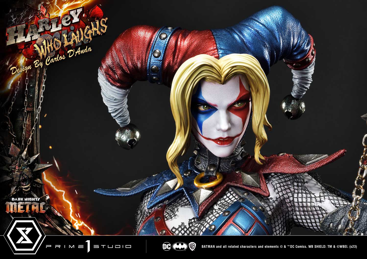 Dark Nights: Metal (Comics) Harley Quinn Who Laughs 1/3 Scale Statue DX Bonus Version - Image 48