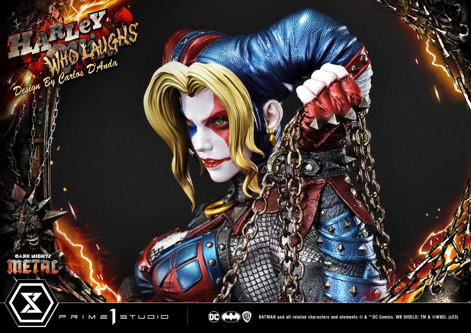 Dark Nights: Metal (Comics) Harley Quinn Who Laughs 1/3 Scale Statue DX Bonus Version - Image 49