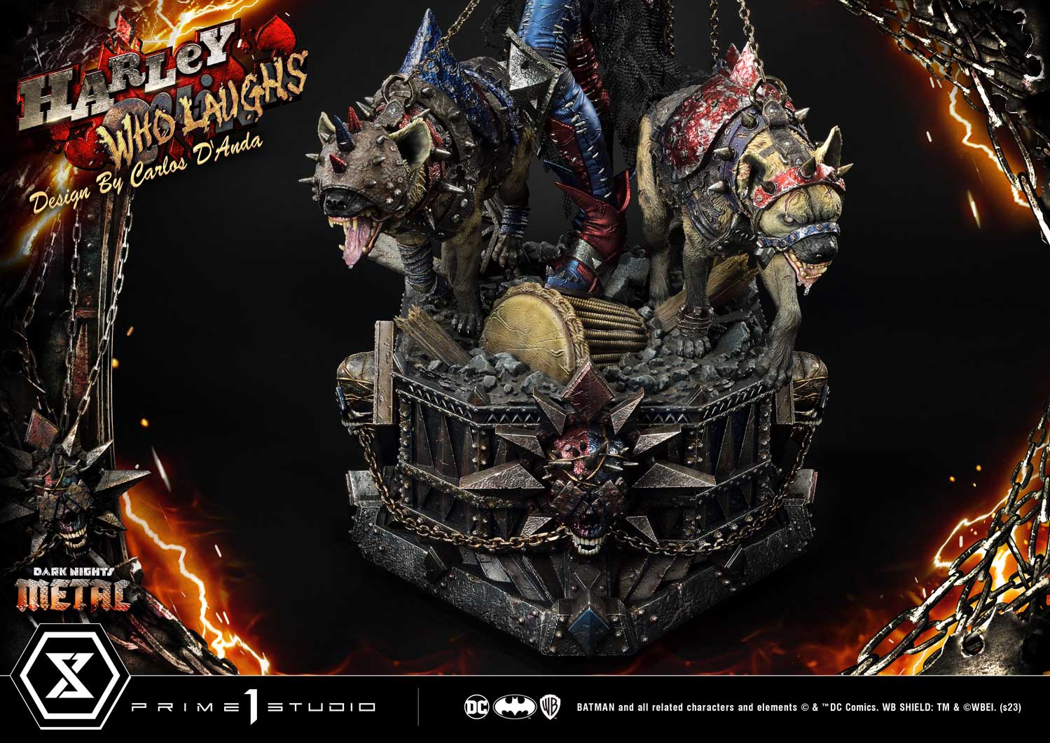 Dark Nights: Metal (Comics) Harley Quinn Who Laughs 1/3 Scale Statue DX Bonus Version - Image 51