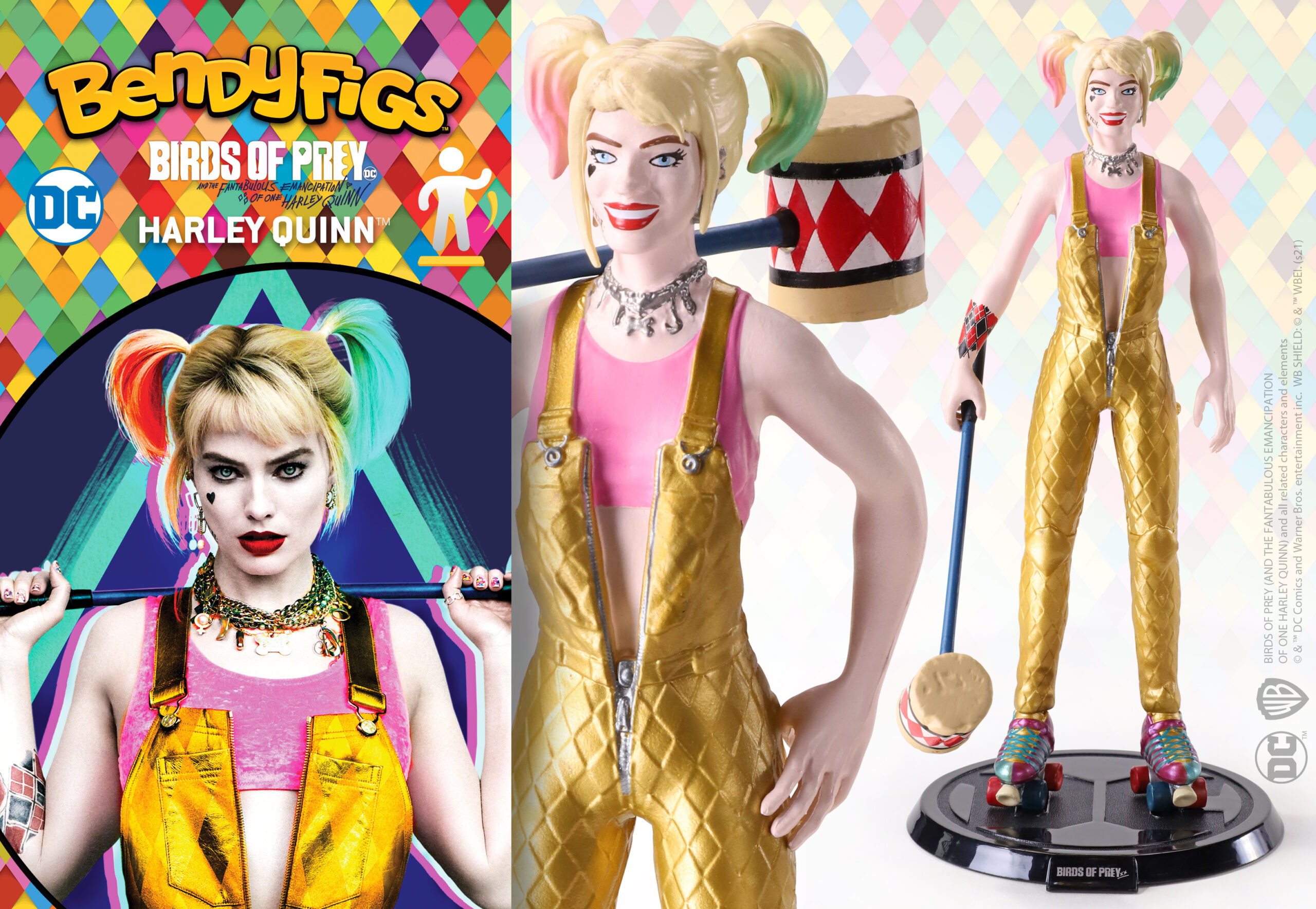 DC- Harley Quinn BOP with Mallet Bendyfig - Image 4