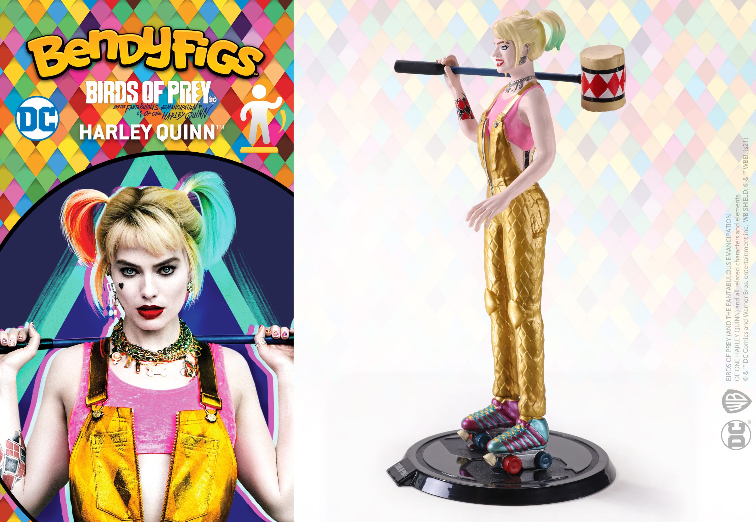 DC- Harley Quinn BOP with Mallet Bendyfig - Image 5