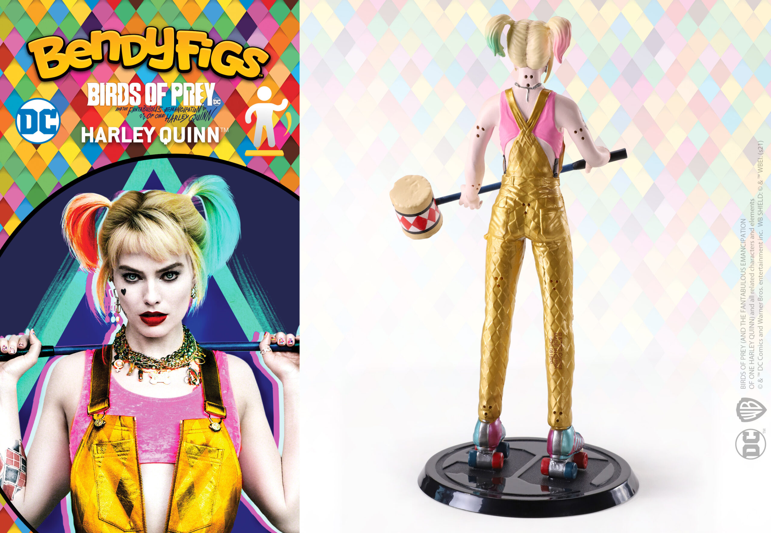 DC- Harley Quinn BOP with Mallet Bendyfig - Image 3