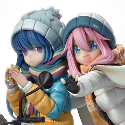 PRISMA WING Laid-Back Camp Nadeshiko Kagamihara & Rin Shima 1/7 Scale Pre-Painted Figure - Image 2