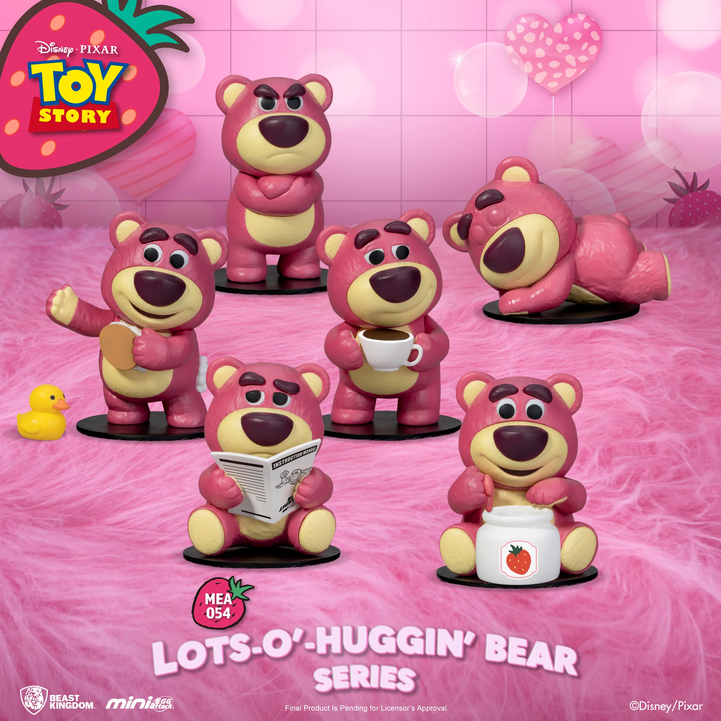 Beast Kingdom - Disney Pixar Toy Story: Lots-o'-Huggin' Bear Series Blind Box Set (6PCS) Mini Egg Attack Figure - Image 7