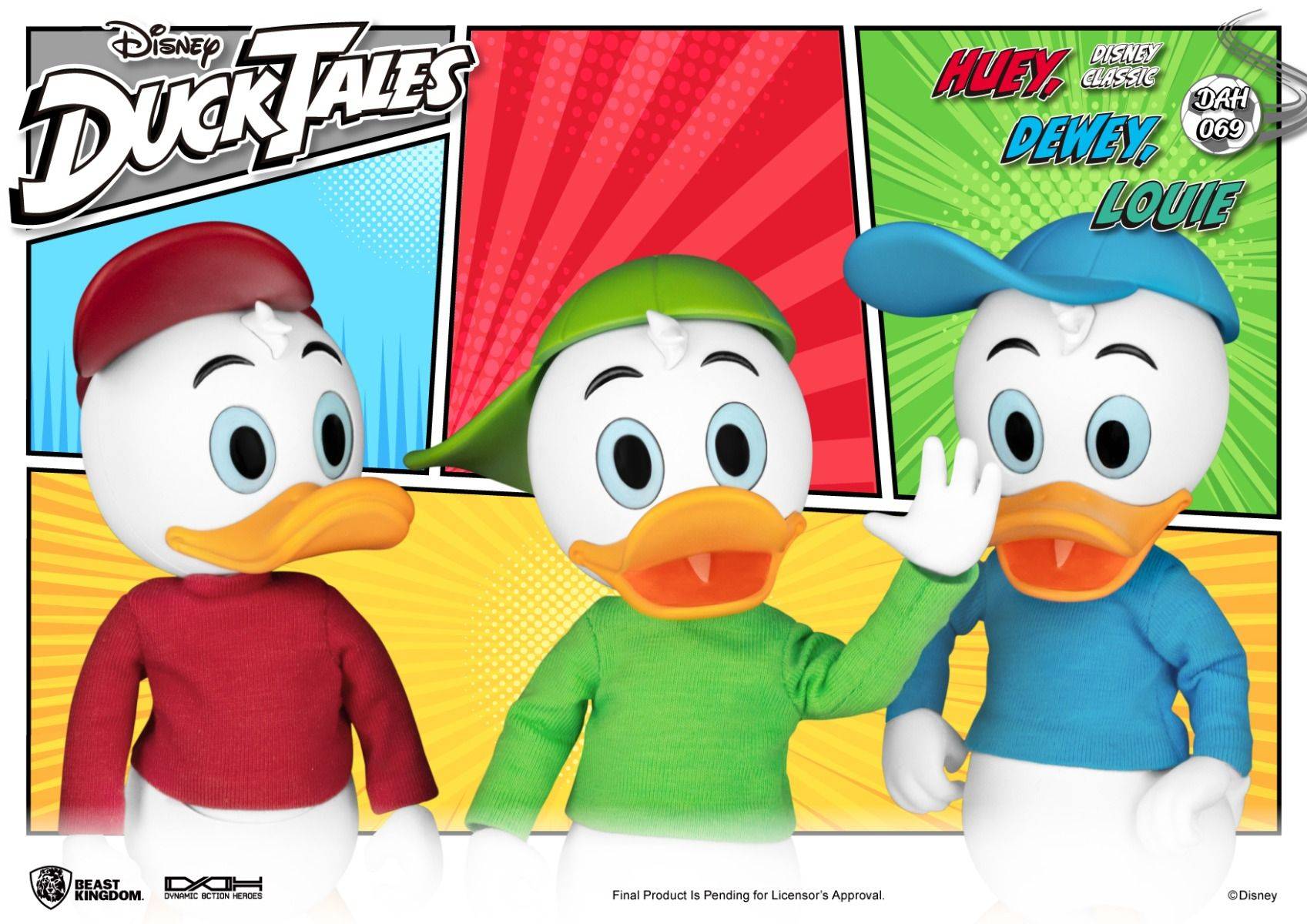 Beast Kingdom - DAH-069 DuckTales Huey Dewey Louie - Image 7