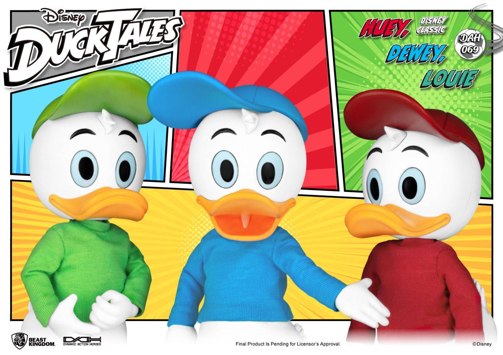 Beast Kingdom - DAH-069 DuckTales Huey Dewey Louie - Image 8