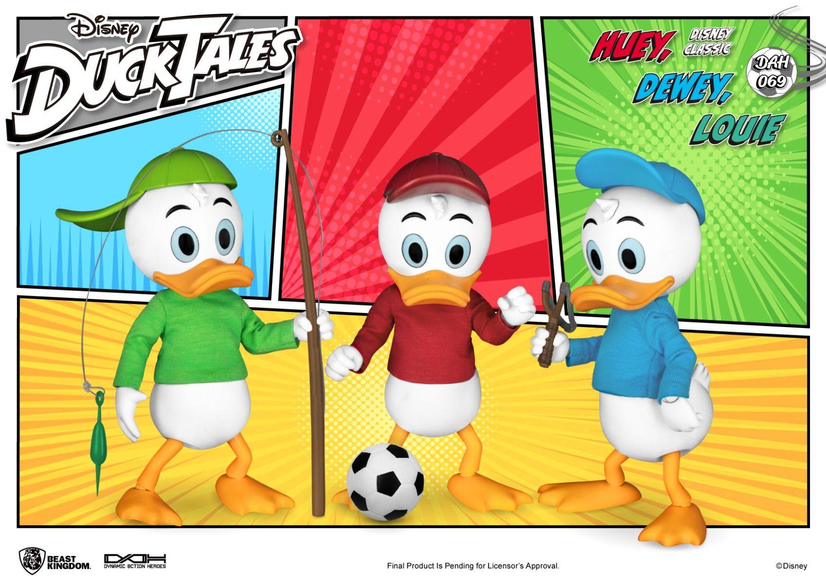 Beast Kingdom - DAH-069 DuckTales Huey Dewey Louie - Image 9