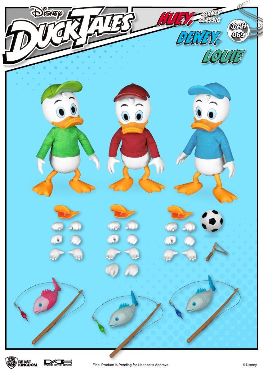 Beast Kingdom - DAH-069 DuckTales Huey Dewey Louie