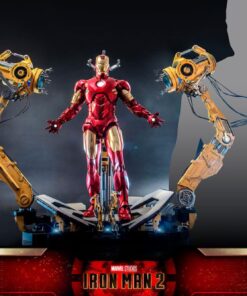 Alternative view of IRON MAN MARK IV WITH SUIT-UP GANTRY Collectible Set by Hot Toys