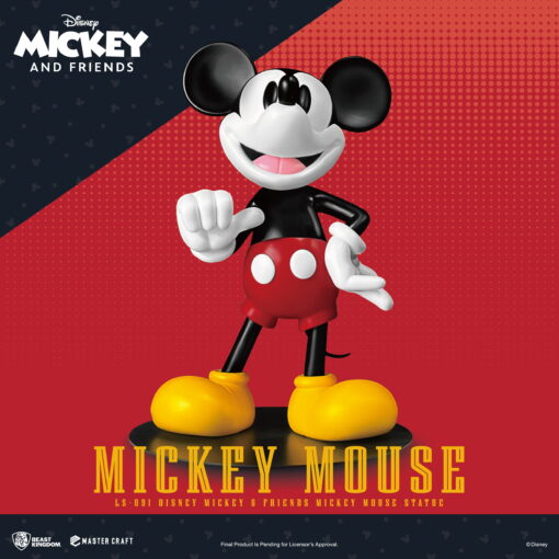 LS-091 Disney Mickey & Friends Mickey Mouse Statue By Beast Kingdom - Image 3