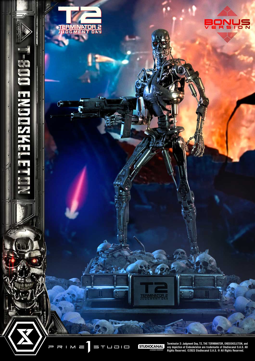 Terminator 2: Judgment Day T-800 Endoskeleton DX Bonus Version By
