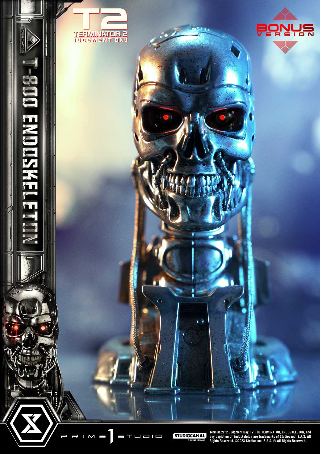 ターミネーター　T-800 像 Terminator 2: Judgment Day T-800 Endoskeleton DX Bonus Version By