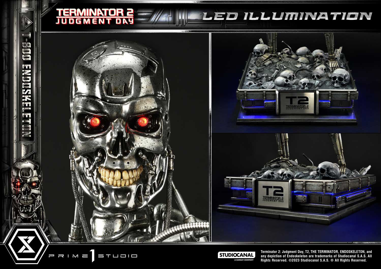 Terminator 2: Judgment Day T-800 Endoskeleton DX Bonus Version By