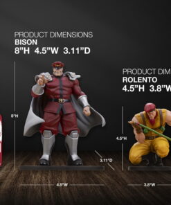 M. Bison and Rolento - Street Jam Statue Set - Street Fighter By PCS - Image 7
