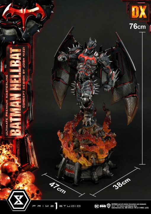 Ultimate Premium Masterline Batman (Comics) Batman Hellbat “Concept Design by Josh Nizzi” Deluxe Bonus Version by Prime1Studio - Image 5
