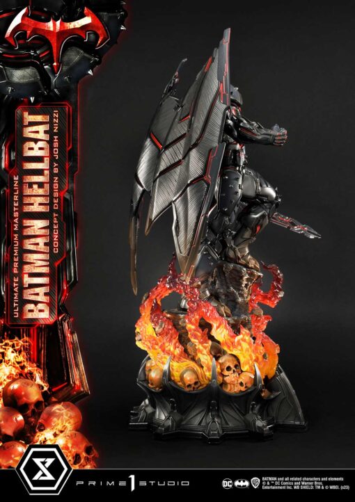 Ultimate Premium Masterline Batman (Comics) Batman Hellbat “Concept Design by Josh Nizzi” Deluxe Bonus Version by Prime1Studio - Image 21