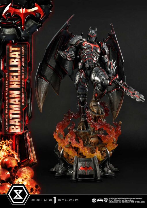 Ultimate Premium Masterline Batman (Comics) Batman Hellbat “Concept Design by Josh Nizzi” Deluxe Bonus Version by Prime1Studio - Image 22