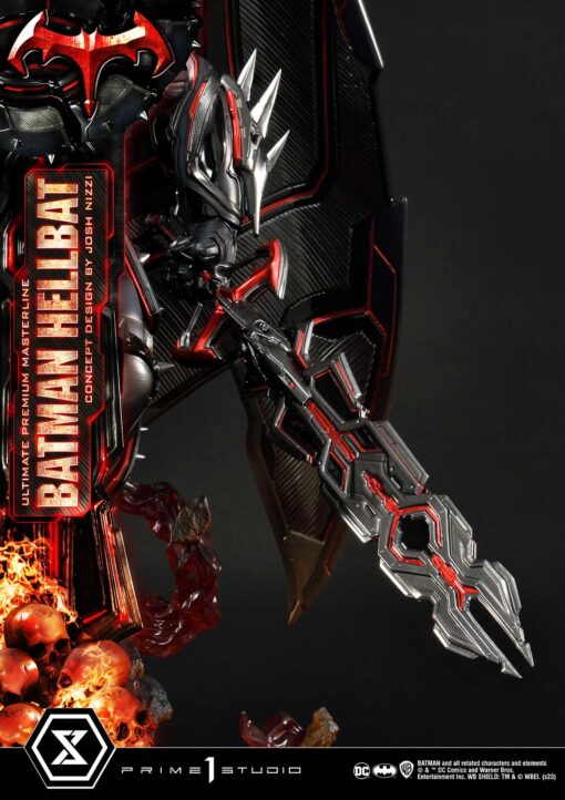 Ultimate Premium Masterline Batman (Comics) Batman Hellbat “Concept Design by Josh Nizzi” Deluxe Bonus Version by Prime1Studio - Image 23