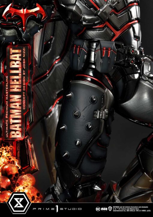 Ultimate Premium Masterline Batman (Comics) Batman Hellbat “Concept Design by Josh Nizzi” Deluxe Bonus Version by Prime1Studio - Image 25