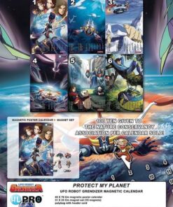 UFO ROBOT GRENDIZER MAGNETIC CALENDAR