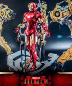 IRON MAN MARK IV WITH SUIT-UP GANTRY Collectible Set by Hot Toys