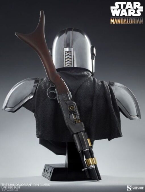 THE MANDALORIAN - DIN DJARIN Life-Size Bust by Sideshow Collectibles - Image 4