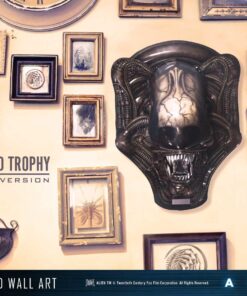 Alien Big Chap Head Trophy - 3D Wall Art Open Mouth Version By Prime1Studio - Image 11