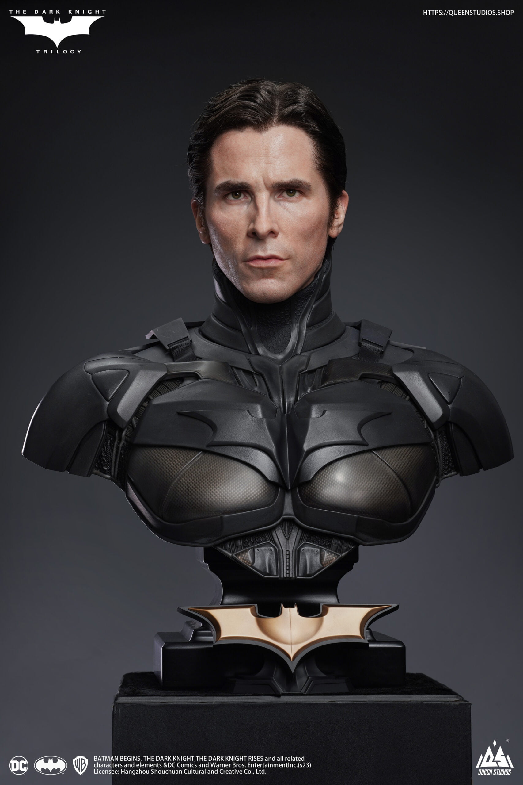 Queen Studios - Christian Bale 1/1 Bust + TDK Batman 1/1 Statue + Batman Armory (with interchangeable head sculpts) Ultimate Edition - Image 42
