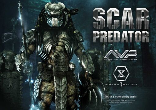 Museum Masterline Alien vs. Predator Scar Predator Deluxe Version - Prime1Studio - Image 3
