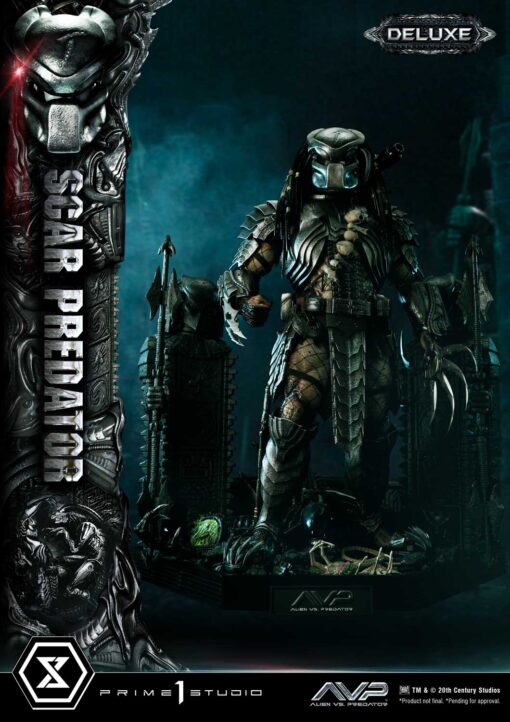 Museum Masterline Alien vs. Predator Scar Predator Deluxe Version - Prime1Studio - Image 7