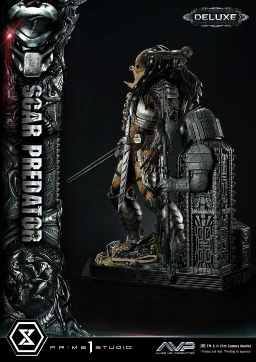 Museum Masterline Alien vs. Predator Scar Predator Deluxe Version - Prime1Studio - Image 24