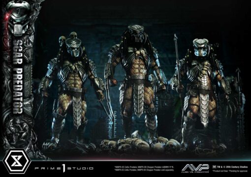 Museum Masterline Alien vs. Predator Scar Predator Deluxe Version - Prime1Studio - Image 43