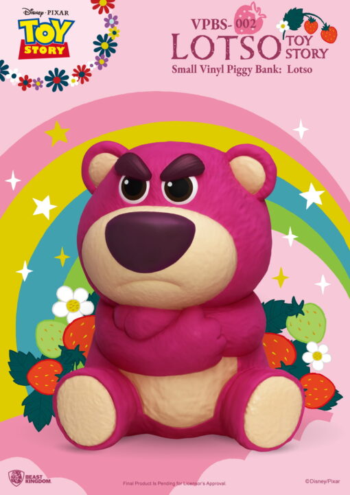 VPBS-002 TOY STORYS Small Vinyl Piggy Bank: Lotso - Beast Kingdom - Image 3