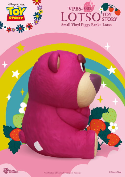VPBS-002 TOY STORYS Small Vinyl Piggy Bank: Lotso - Beast Kingdom - Image 4