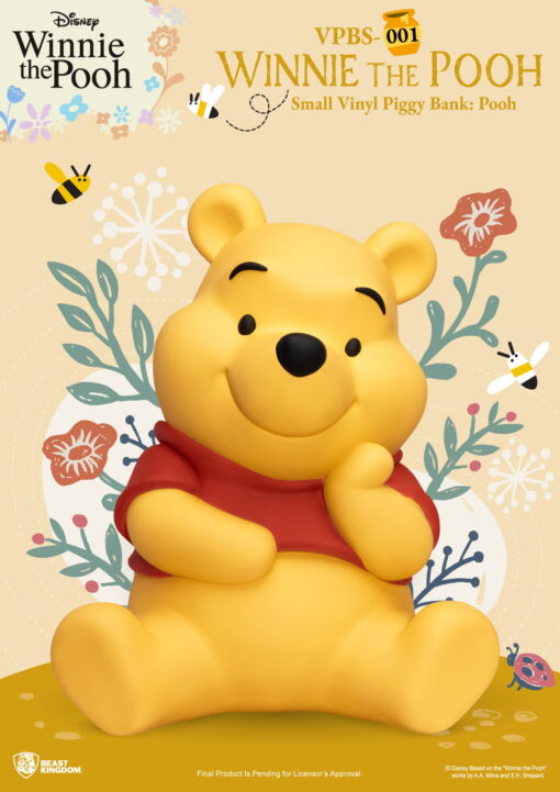 Winnie The Pooh Small Vinyl Piggy Bank: Pooh - Beast Kingdom - Image 3