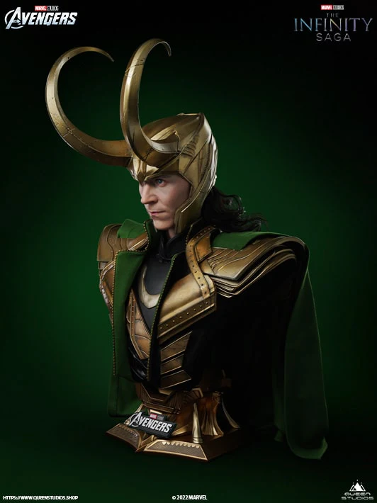 MARVEL Loki Life-size Bust Special Edition (With Tom Hiddleston Signature on the base and the certificate) - Image 5