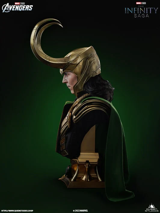 MARVEL Loki Life-size Bust Special Edition (With Tom Hiddleston Signature on the base and the certificate) - Image 8