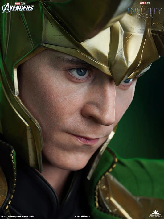 MARVEL Loki Life-size Bust Special Edition (With Tom Hiddleston Signature on the base and the certificate) - Image 6