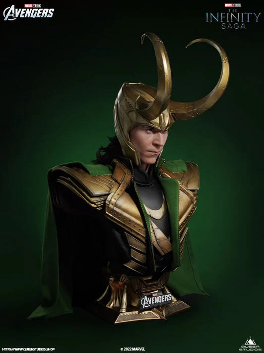 MARVEL Loki Life-size Bust Special Edition (With Tom Hiddleston Signature on the base and the certificate) - Image 9