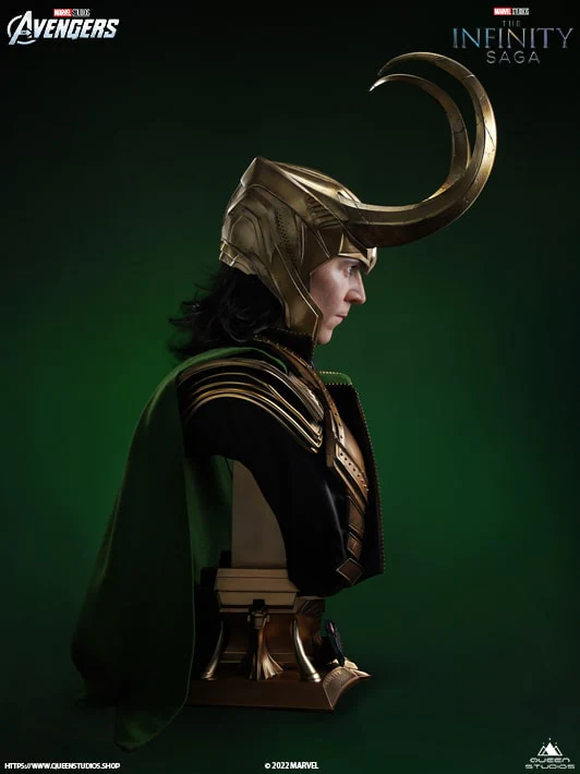 MARVEL Loki Life-size Bust Special Edition (With Tom Hiddleston Signature on the base and the certificate) - Image 10