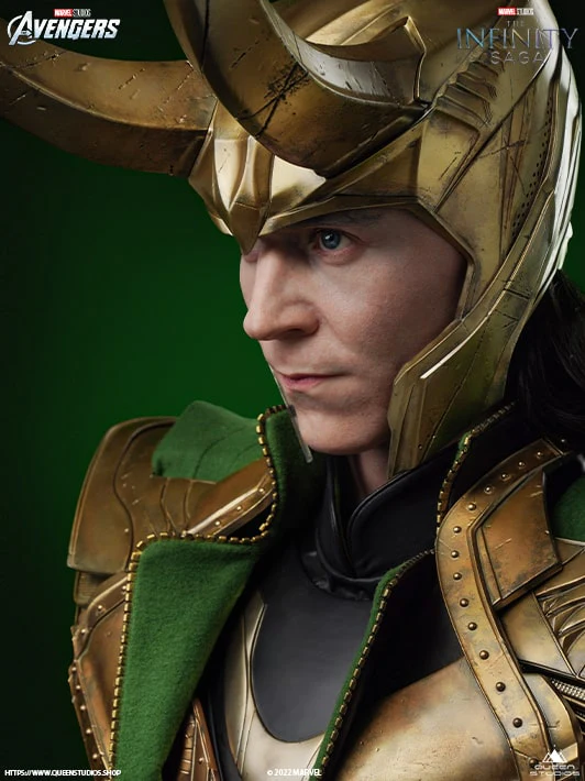 MARVEL Loki Life-size Bust Special Edition (With Tom Hiddleston Signature on the base and the certificate) - Image 11