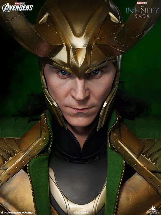 MARVEL Loki Life-size Bust Special Edition (With Tom Hiddleston Signature on the base and the certificate) - Image 13
