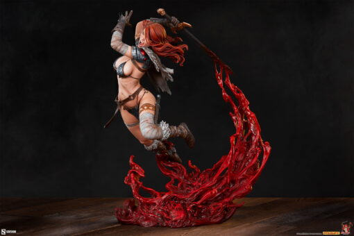 Red Sonja 1/4 Scale Statue By Sideshow: A Savage Sword Premium Format™ Figure - Image 5