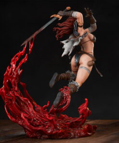 Red Sonja 1/4 Scale Statue By Sideshow: A Savage Sword Premium Format™ Figure - Image 8
