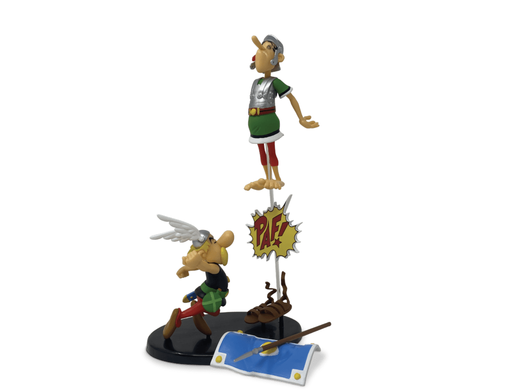 Tirelire figurine de collection Plastoy Astérix, le romain écrasé (80279