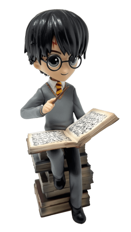 Plastoy - Harry Potter on Pile of Books - Image 2