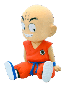 Alternative view of Plastoy Tirelire KRILIN – Dragon Ball