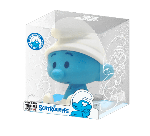 CHIBI SMURF PIGGY BANK - Plastoy