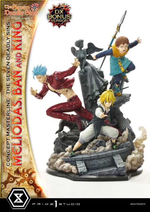 Concept Masterline The Seven Deadly Sins Meliodas, Ban and King - Prime1Studio - Image 4